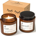 TRINIDa Sleep Candles Gifts for Women & Men – Lavender Scented Candles Gift Set for Anxiety, Lavender Promotes Sleep, Chamomile Relieves Stress, Relaxation/Birthday Gifts for Women