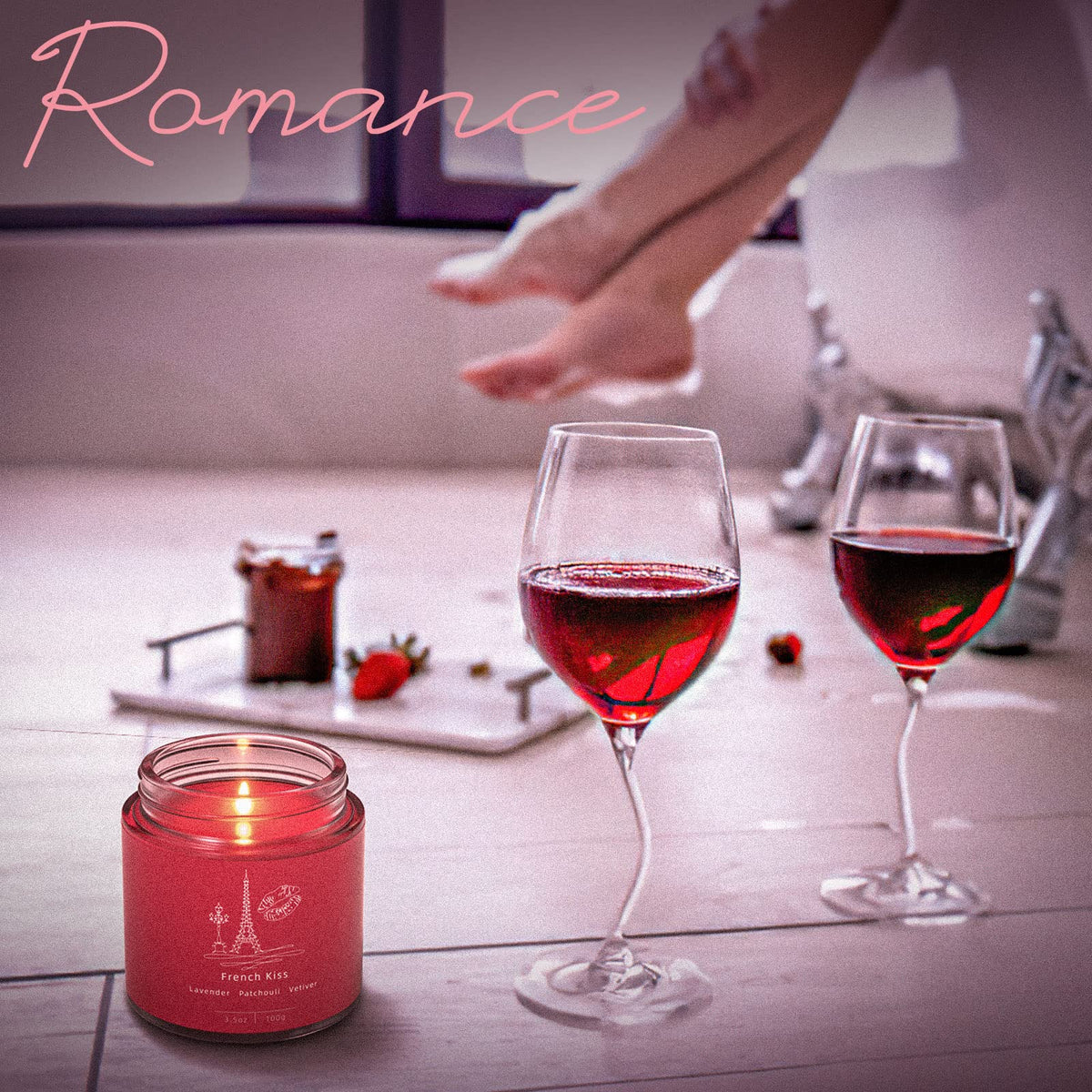 TRINIDa Scented Candles Set, Curated to Promote Intimacy Romantic Candles Gift - Relax Candle Set, Deepen Relationship with Your Partner. Perfect Couples Gifts!